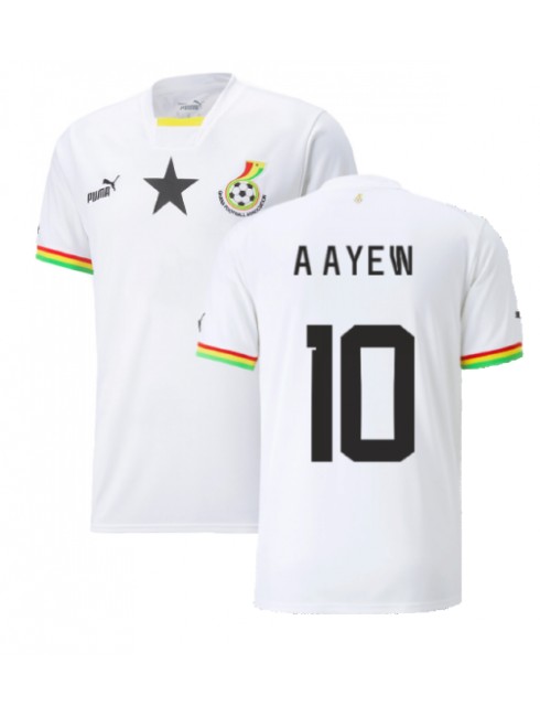 Ghana Andre Ayew #10 Replika Hemmakläder VM 2022 Kortärmad